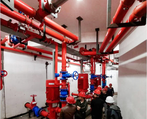 消防喷淋系统用 消防水泵施工 消防供水管道安装