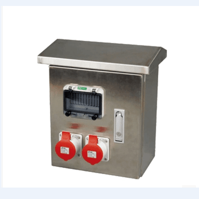低压插座配电箱工业组合插座箱室外防水操作控制304不锈钢检修