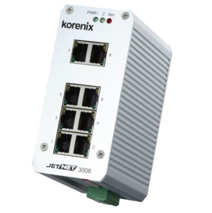 科洛理思korenix8口工业交换机JetNet3008