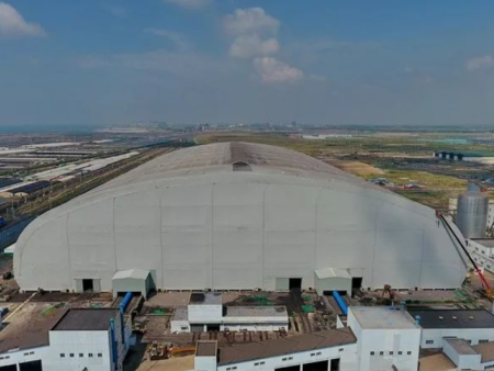 淄博煤棚膜结构安装