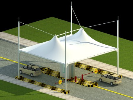 莱芜张拉膜结构收费站厂家