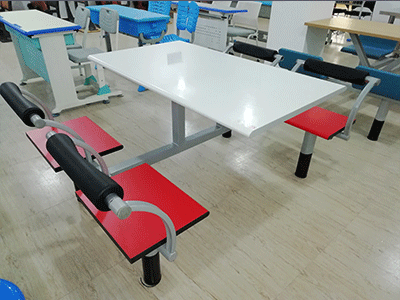 新疆单位食堂餐桌椅安装